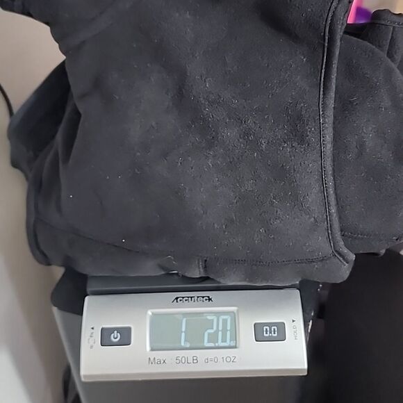 Denim & Company soft warm black fleece lined vest/jacket size 3X NWOT - Picture 9 of 9